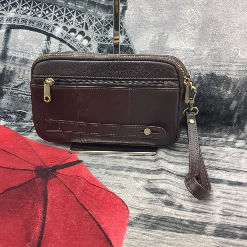 PI Uncle Mens Leather Clutch